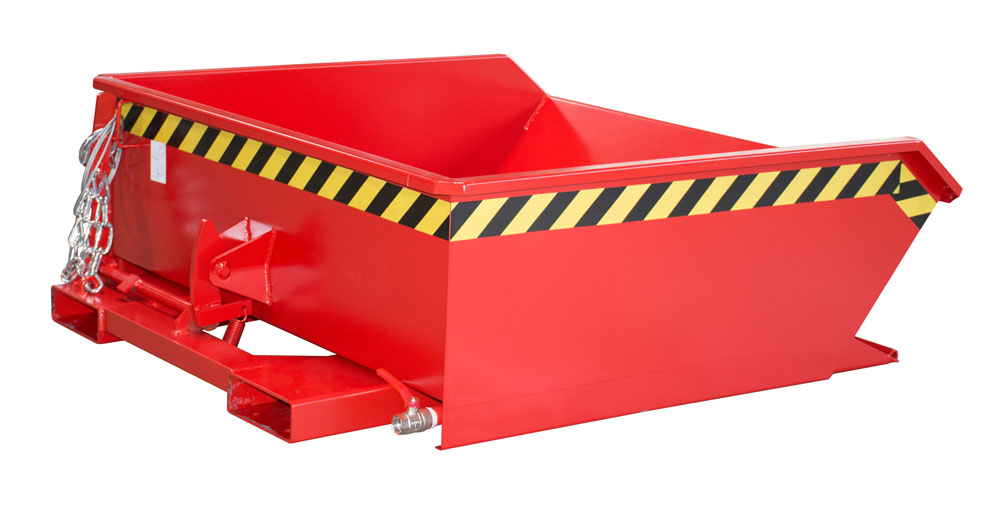 Mini-Spänebehälter SMGU 460 lackiert feuerrot RAL 3000