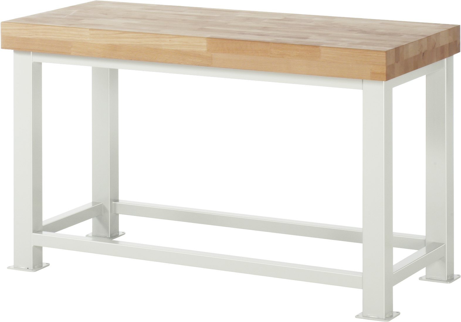 Schwerlastwerkbank B 1500 x T 700 x H 900 mm mit Buche-Massiv-Arbeitsplatte 100 mm Schwerlastwerkbank B 1500 x T 700 x H 900 mm mit Buche-Massiv-Arbeitsplatte 100 mm