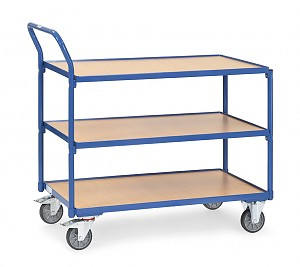 Leichter Tischwagen 3 Böden 1000 x 600 mm Tragkraft 300 kg