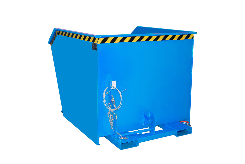 Spänebehälter SGU 150 lackiert lichtblau RAL 5012 Spänebehälter SGU 150 lackiert lichtblau RAL 5012