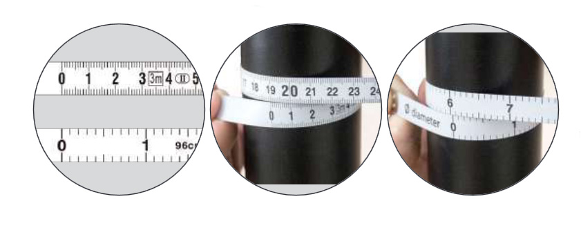 Durchmesser-Taschenrollbandmaß Detail