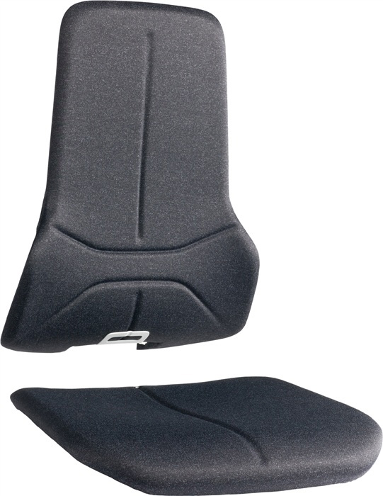 Stoffpolster- Wechselpolster schwarz für Arbeitsdrehstühle Neon Stoffpolster- Wechselpolster schwarz für Arbeitsdrehstühle Neon