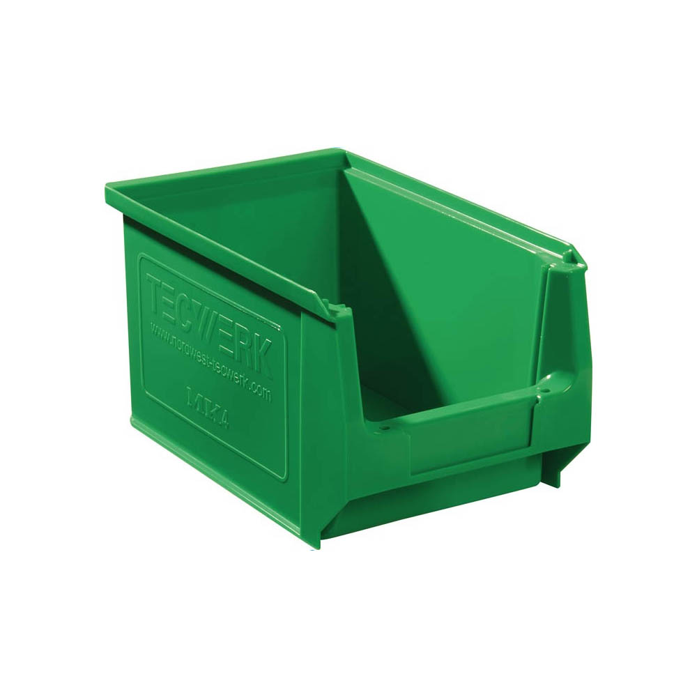 Sichtlagerkasten MK4 grün L 230/200 x B 150/140 x H 130 mm