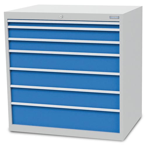 Schubladenschrank B 1005 x T 736 x H 1019 mm  mit 7 Schubladen R 36-24 Schubladenschrank B 1005 x T 736 x H 1019 mm  mit 7 Schubladen R 36-24