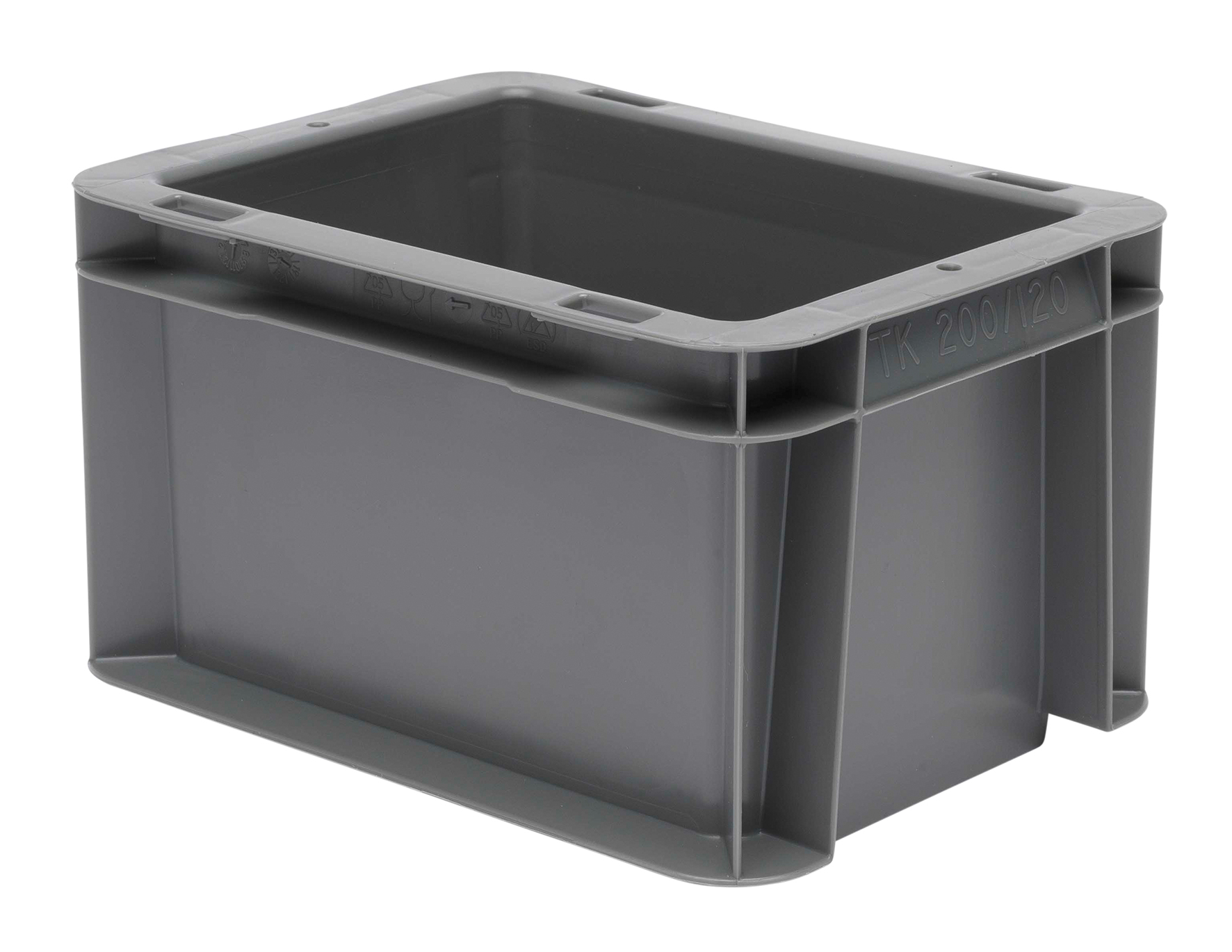 Transport-Stapelkasten L 200 x B 100 x H 120 mm aus PP Transport-Stapelkasten L 200 x B 100 x H 120 mm aus PP