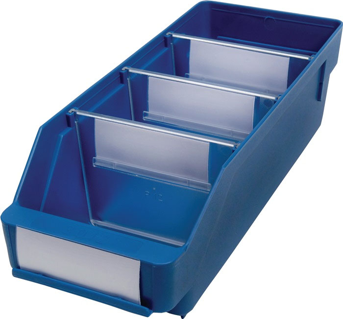Regalkasten ST blau L 300 x B 120 x H 95 mm PP Regalkasten ST blau L 300 x B 120 x H 95 mm PP