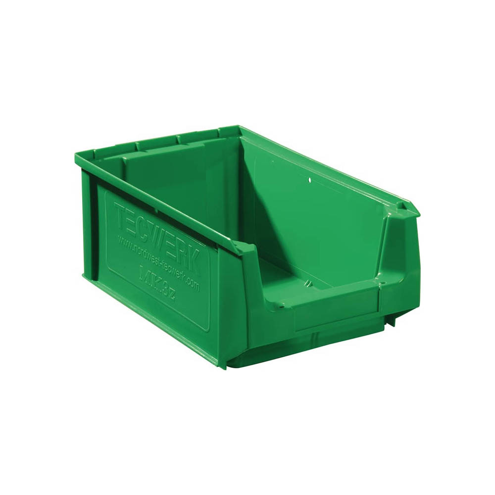Sichtlagerkasten MK3Z grün L 350/300 x B 210/200 x H 140 mm