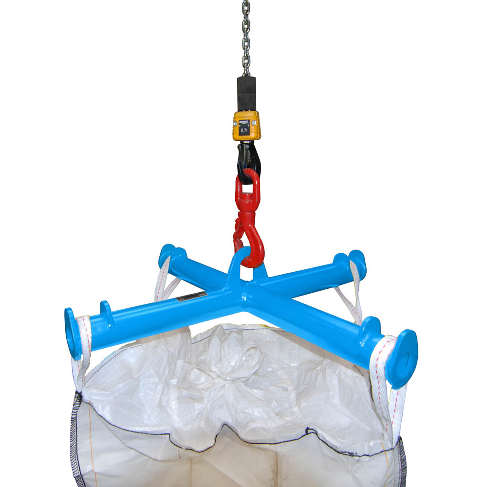 Traverse für Big-Bags TBB lackiert lichtblau RAL 5012