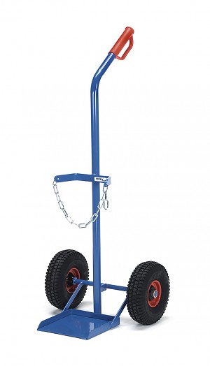 fetra Stahlflaschenkarre für 1 Stahlflasche 20-50 l fetra Stahlflaschenkarre für 1 Stahlflasche 20-50 l