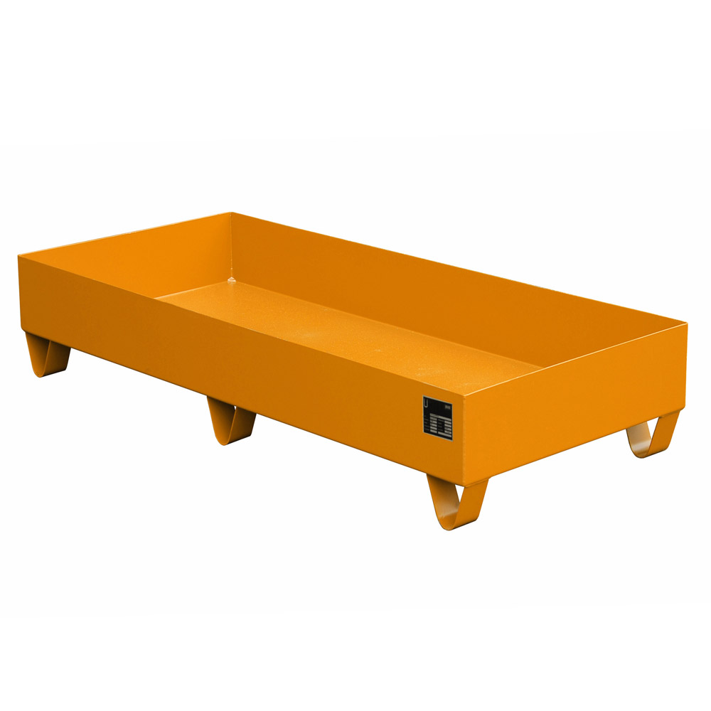 Auffangwanne Typ 2048 lackiert gelborange RAL 2000