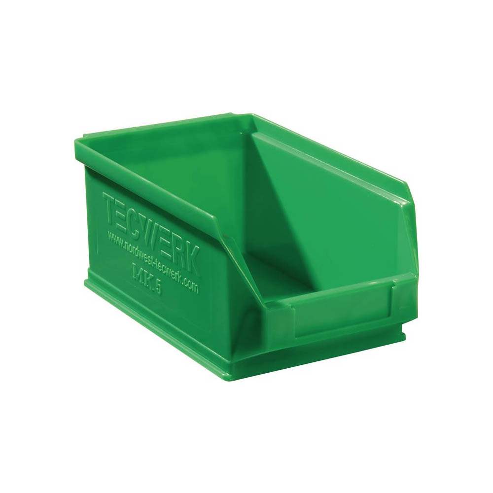 Sichtlagerkasten MK5 grün L 160/140 x B 100/95 x H 75 mm