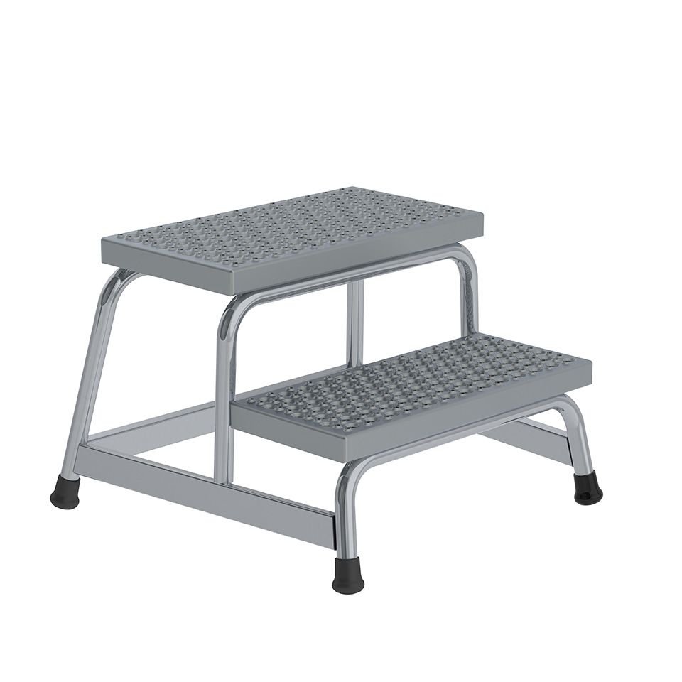Arbeitspodest aus Aluminium starr R13 mit 2 Stufen