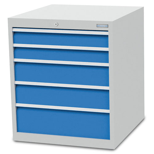 Schubladenschrank BxTxH 705 x 736 x 819 mm mit 5 Schubladen R 24-24 Schubladenschrank BxTxH 705 x 736 x 819 mm mit 5 Schubladen R 24-24