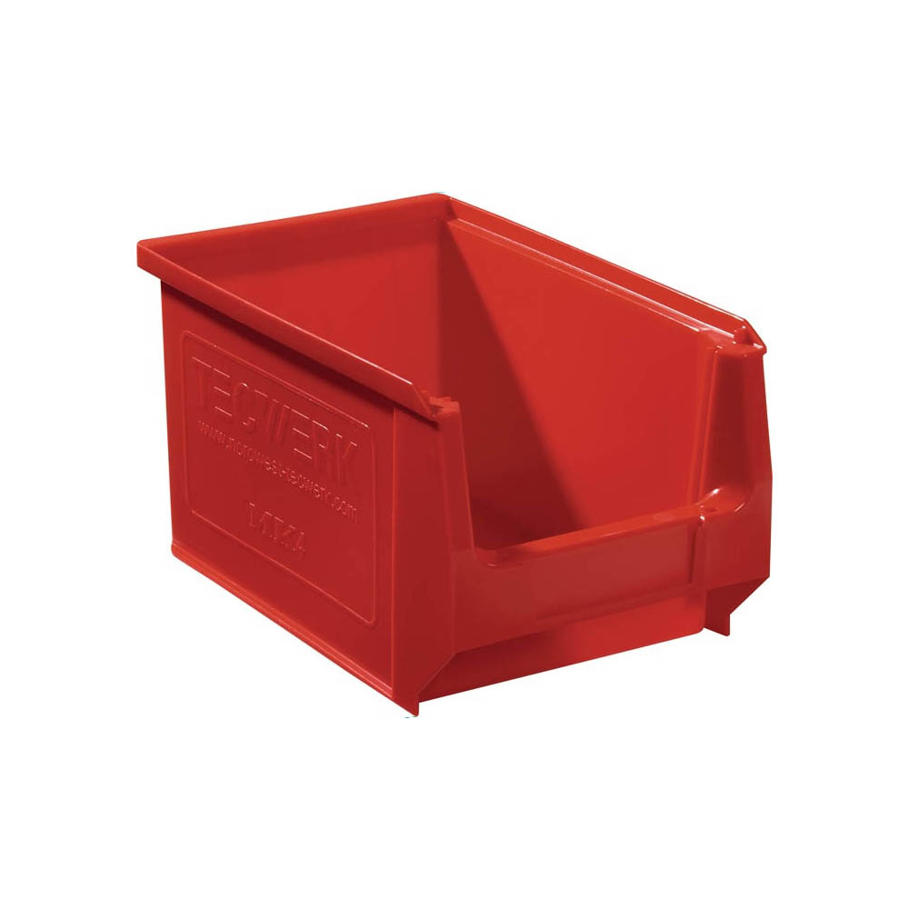 Sichtlagerkasten MK4 rot L 230/200 x B 150/140 x H 130 mm