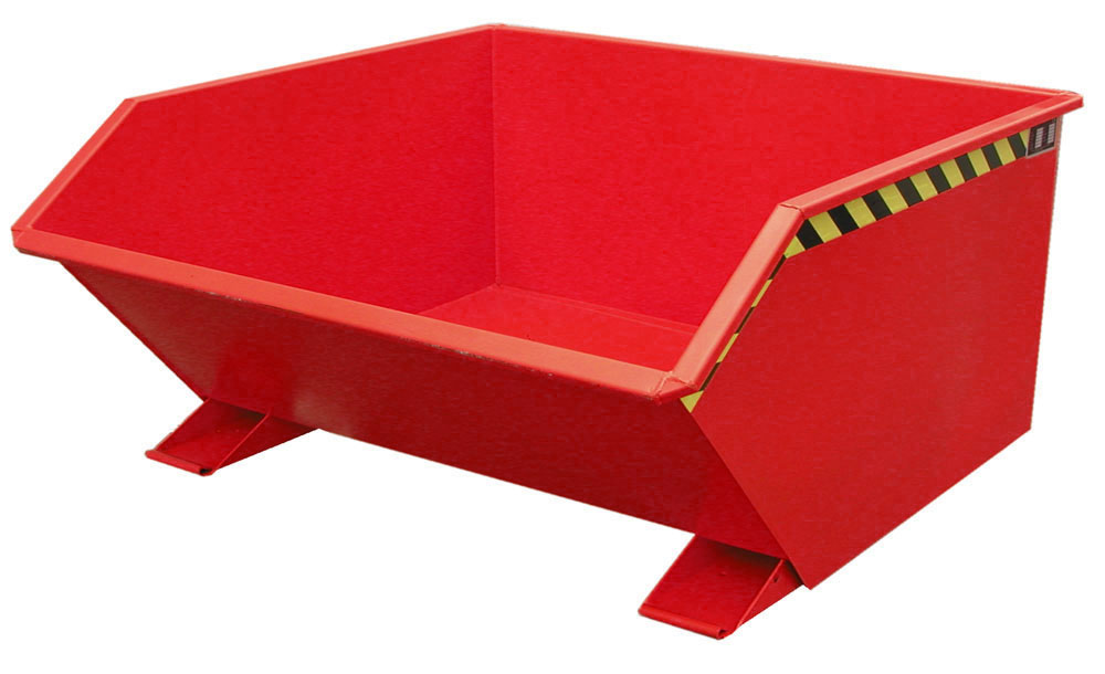 Kippbehälter GU 750 lackiert feuerrot RAL 3000