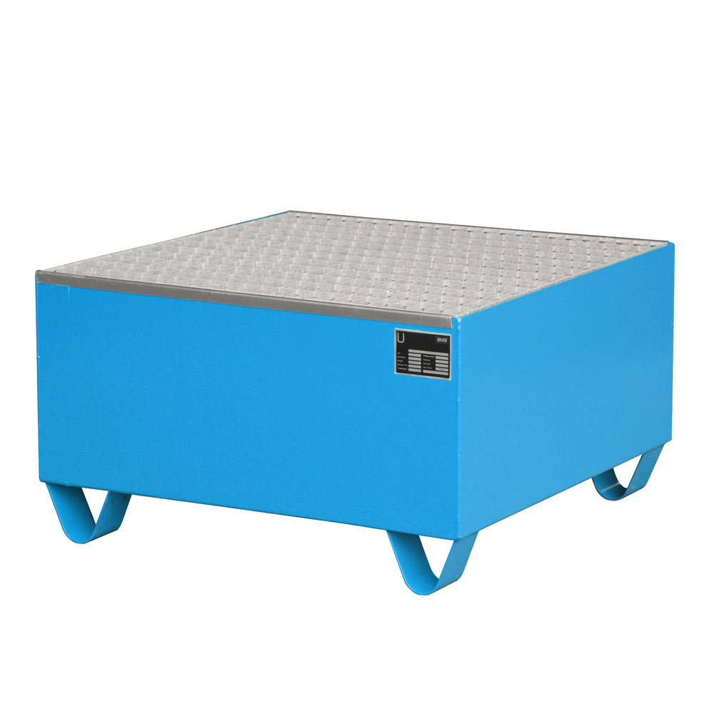 Auffangwanne Typ 2002 lackiert lichtblau RAL 5012 Auffangwanne Typ 2002 lackiert lichtblau RAL 5012