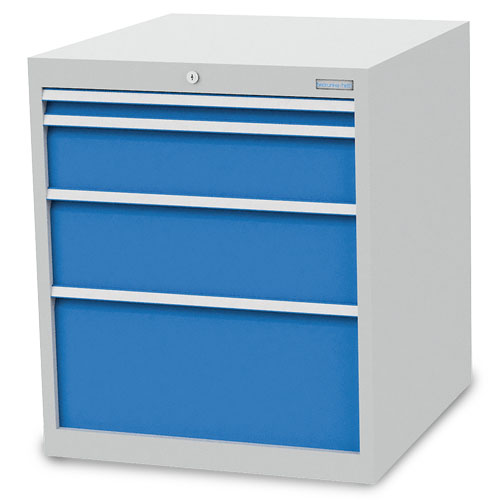 Schubladenschrank B 705 x T 736 x H 819 mm mit 4 Schubladen R 24-24 Schubladenschrank B 705 x T 736 x H 819 mm mit 4 Schubladen R 24-24