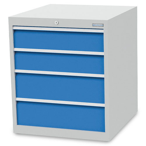 Schubladenschrank B 705 x T 736 x H 819 mm mit 4 Schubladen R 24-24 Schubladenschrank B 705 x T 736 x H 819 mm mit 4 Schubladen R 24-24