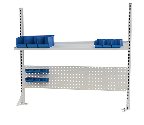 Multi-Wand-Aufbau B 1500 mm für Kastenwerkbank B 1500 x T 750 x H 859/959 mm Multi-Wand-Aufbau B 1500 mm für Kastenwerkbank B 1500 x T 750 x H 859/959 mm
