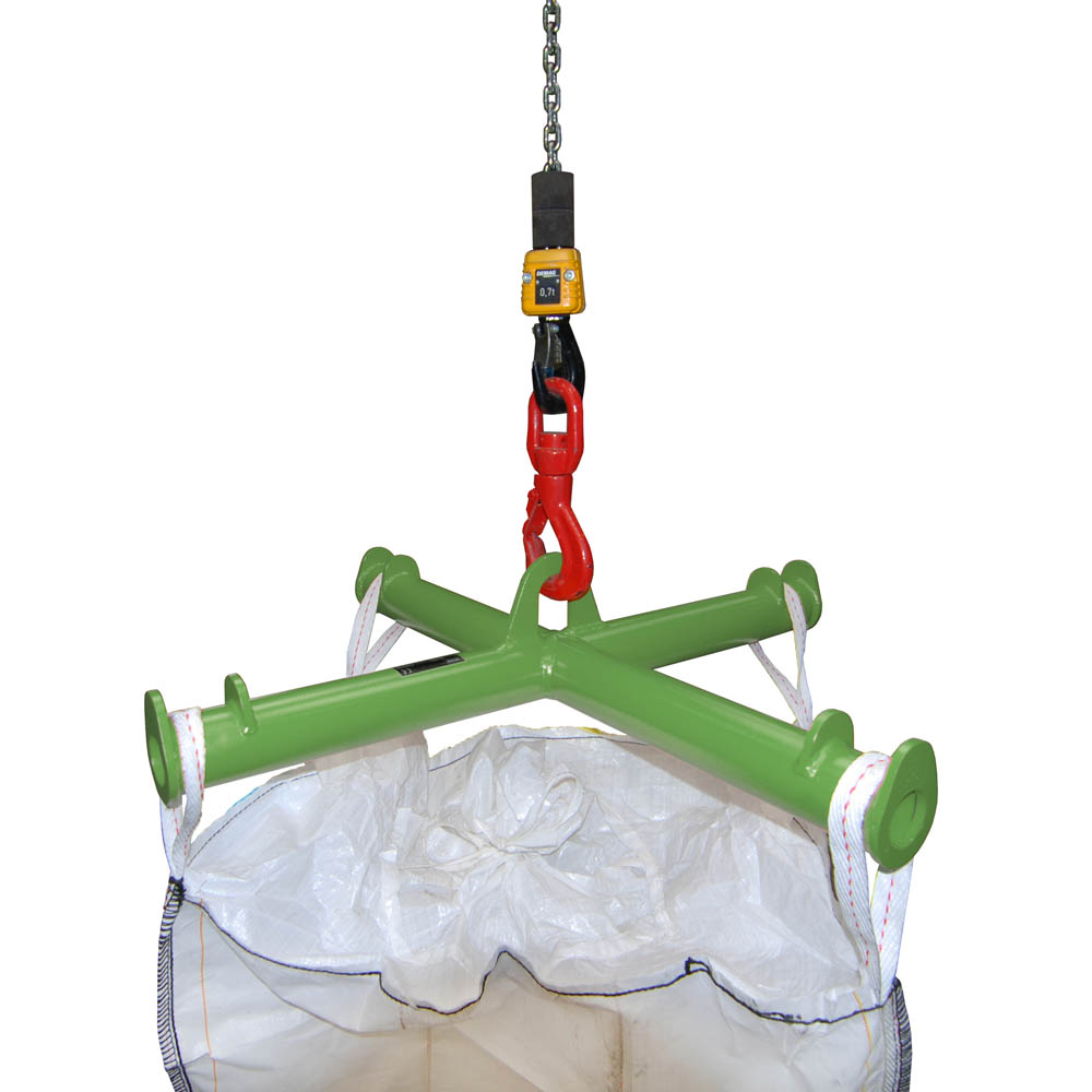 Traverse für Big-Bags TBB lackiert resedagrün RAL 6011