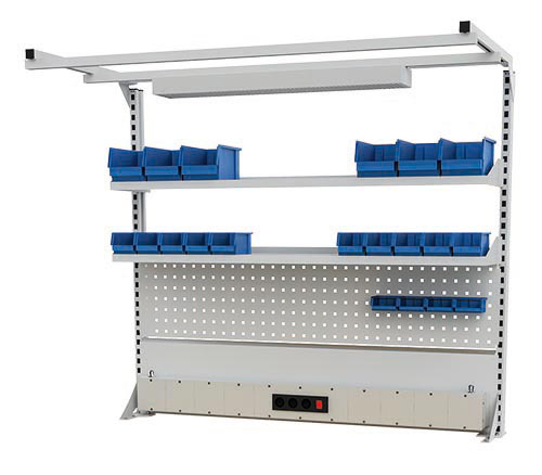 Multi-Wand Aufbau für Kastenwerkbänke B 1500 x T 750 x H 859/959 mm Multi-Wand Aufbau für Kastenwerkbänke B 1500 x T 750 x H 859/959 mm