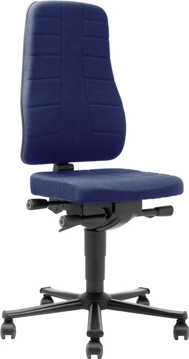 Arbeitsdrehstuhl All-In-One mit Stoffpolster und Rollen