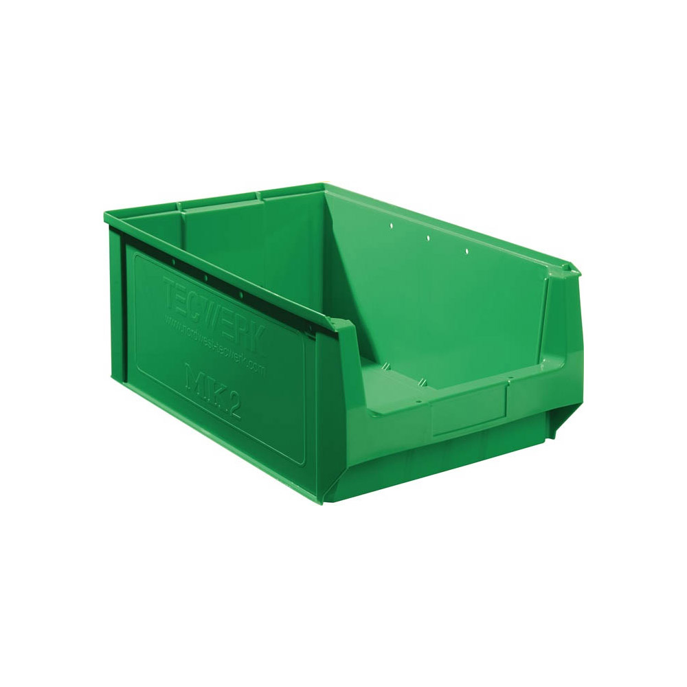 Sichtlagerkasten MK2 grün L 500/450 x B 310/300 x H 200 mm