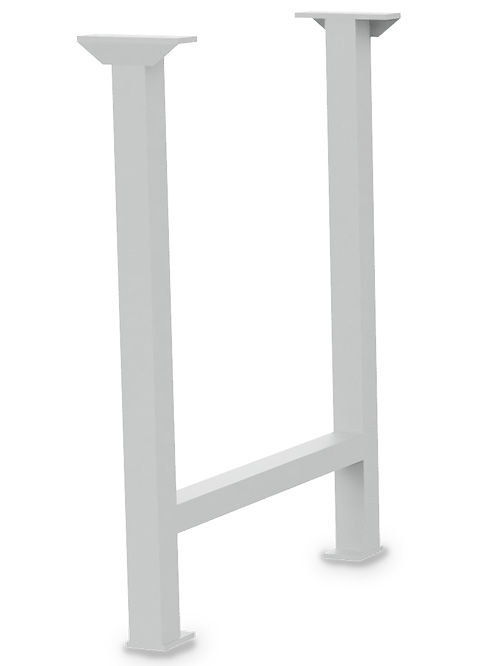 Werkbank Fußgestell aus Vierkantrohr 50 x 50 x 2 mm Werkbank Fußgestell aus Vierkantrohr 50 x 50 x 2 mm