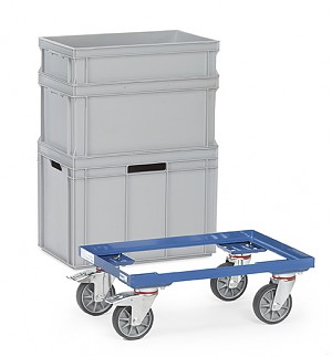 Eurokasten-Roller Stahl L 605 x B 405 mm Tragkraft 250 kg Eurokasten-Roller Stahl L 605 x B 405 mm Tragkraft 250 kg