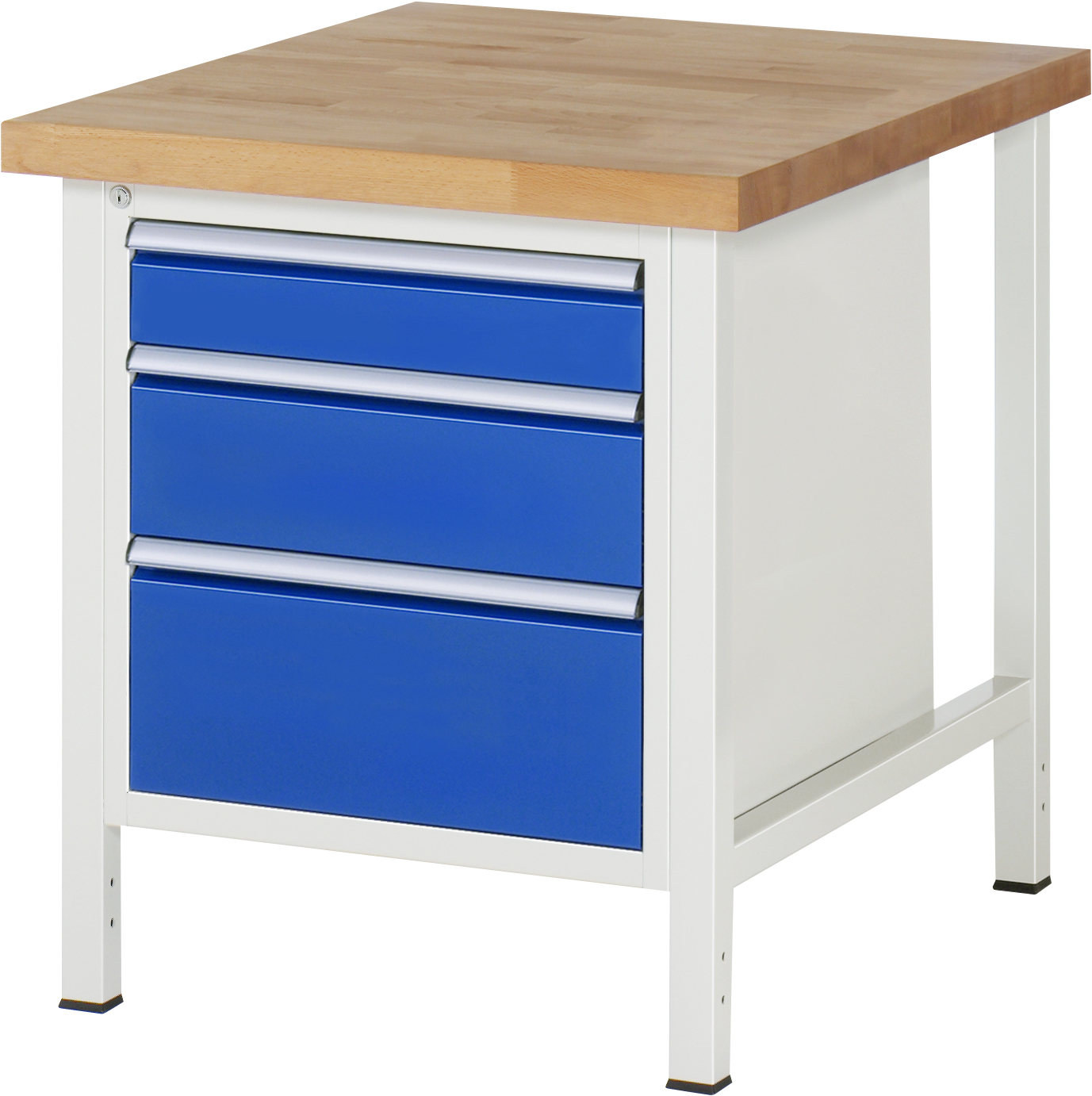 Werkbank Serie 8000 B 750 x T 900 x H 840 mm mit 3 Schubladen Werkbank Serie 8000 B 750 x T 900 x H 840 mm mit 3 Schubladen