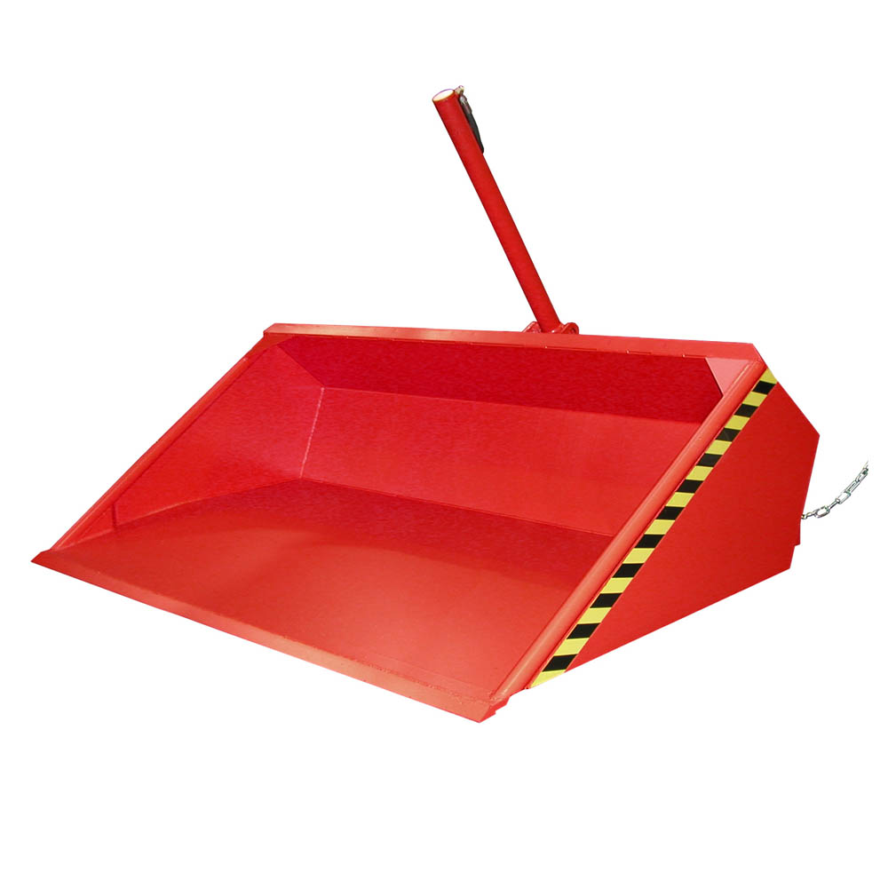 Schaufel Typ DGS 1200 lackiert feuerrot RAL 3000