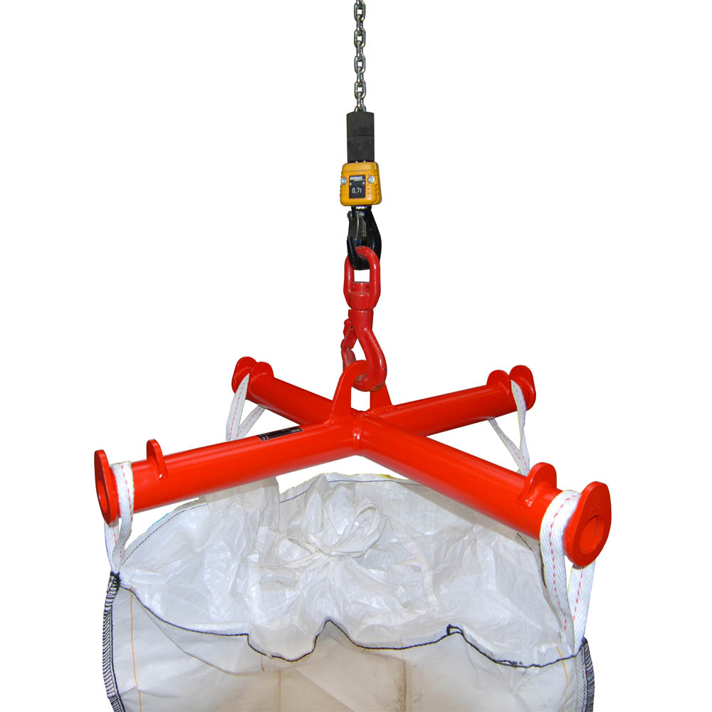 Traverse für Big-Bags TBB lackiert feuerrot RAL 3000