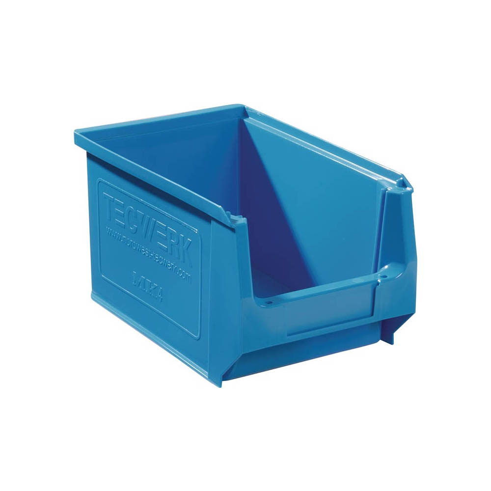 Sichtlagerkasten MK4 blau L 230/200 x B 150/140 x H 130 mm