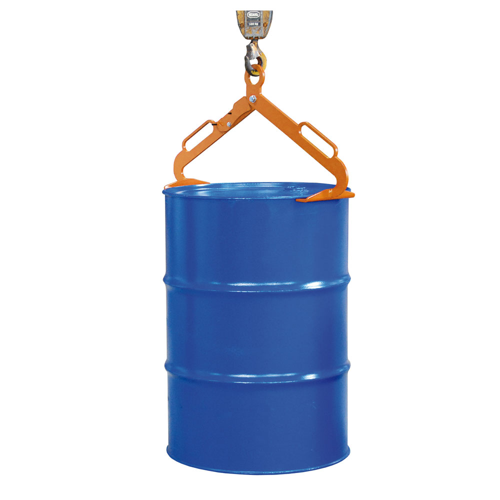 Fasszange Typ LGZ 200 lackiert gelborange RAL 2000 Fasszange Typ LGZ 200 lackiert gelborange RAL 2000