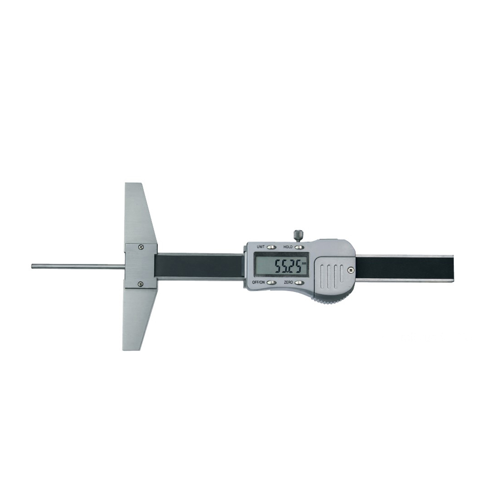Digital Tiefenmessschieber 150 x 100 mm mit runder Tiefenmessstange Digital Tiefenmessschieber 150 x 100 mm mit runder Tiefenmessstange
