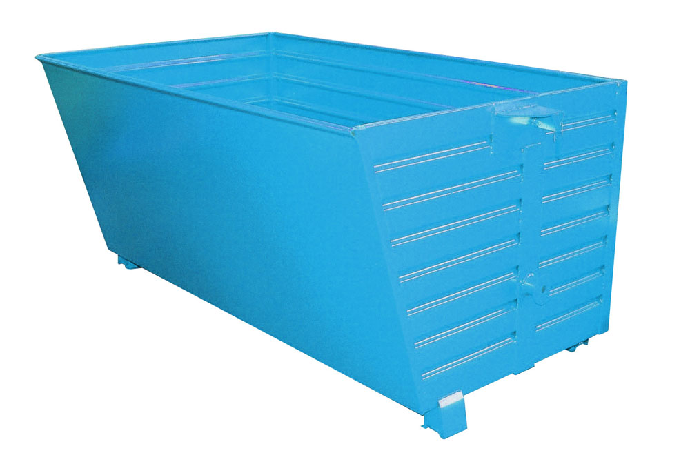 Stapelkipper Typ BSK 200 lackiert lichtblau RAL 5012 Stapelkipper Typ BSK 200 lackiert lichtblau RAL 5012