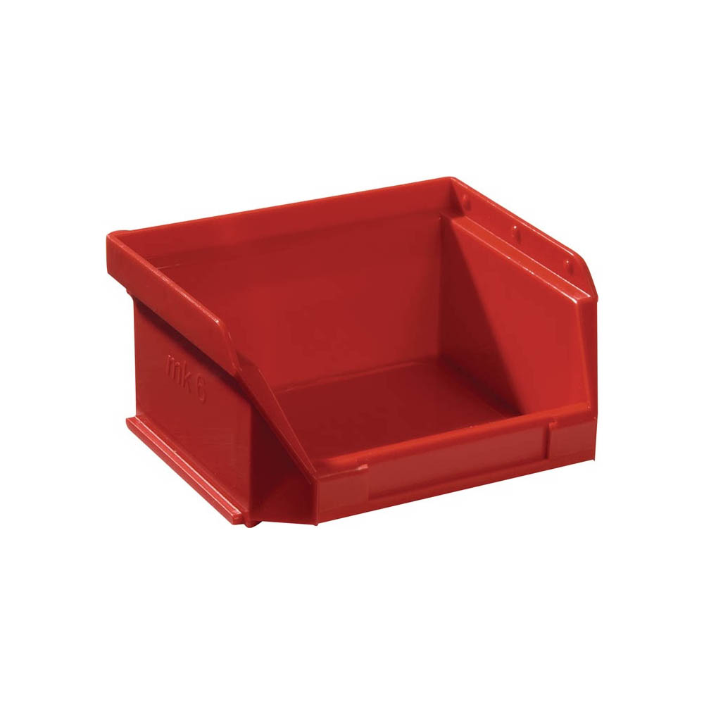 Sichtlagerkasten MK6 rot L 85/65 x B 100/95 x H 50 mm