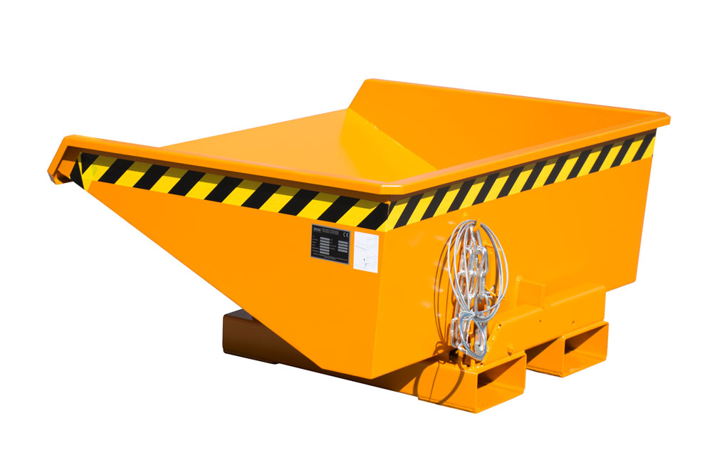 Kippbehälter EXPO 275 lackiert gelborange RAL 2000