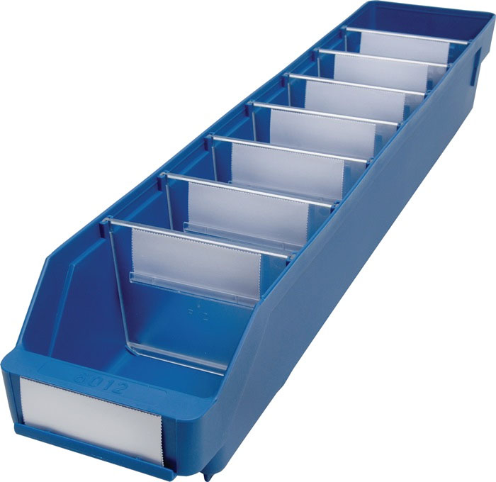 Regalkasten ST blau L 600 x B 120 x H 95 mm PP Regalkasten ST blau L 600 x B 120 x H 95 mm PP