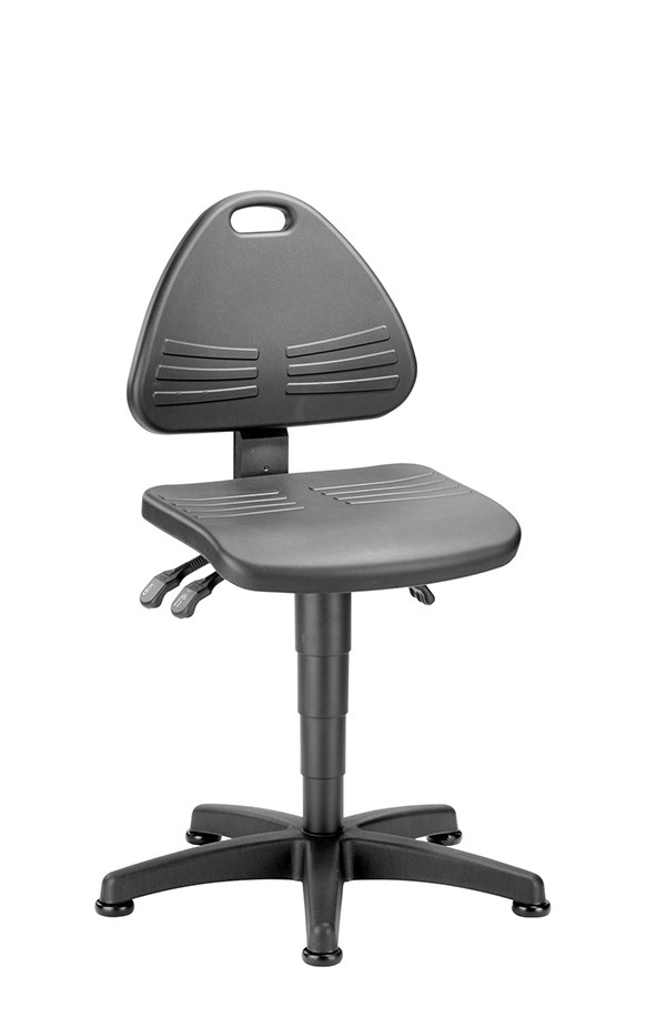 Arbeitsdrehstuhl Isitec 9603-2000 mit Bodengleitern