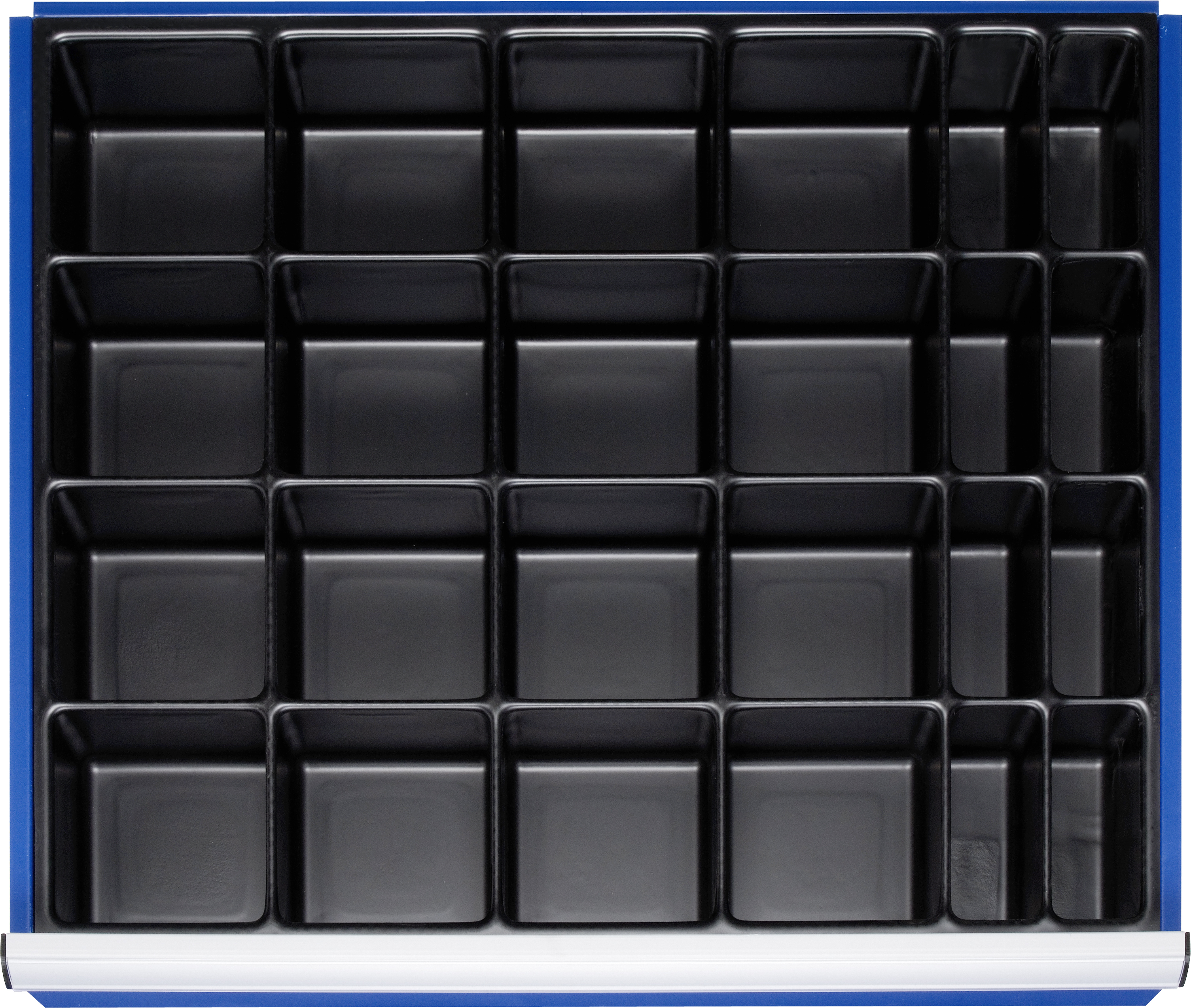Kleinteileeinsatz mit 24 Fächern für Schubladen XL H 120 - 360 mm Kleinteileeinsatz mit 24 Fächern für Schubladen XL H 120 - 360 mm