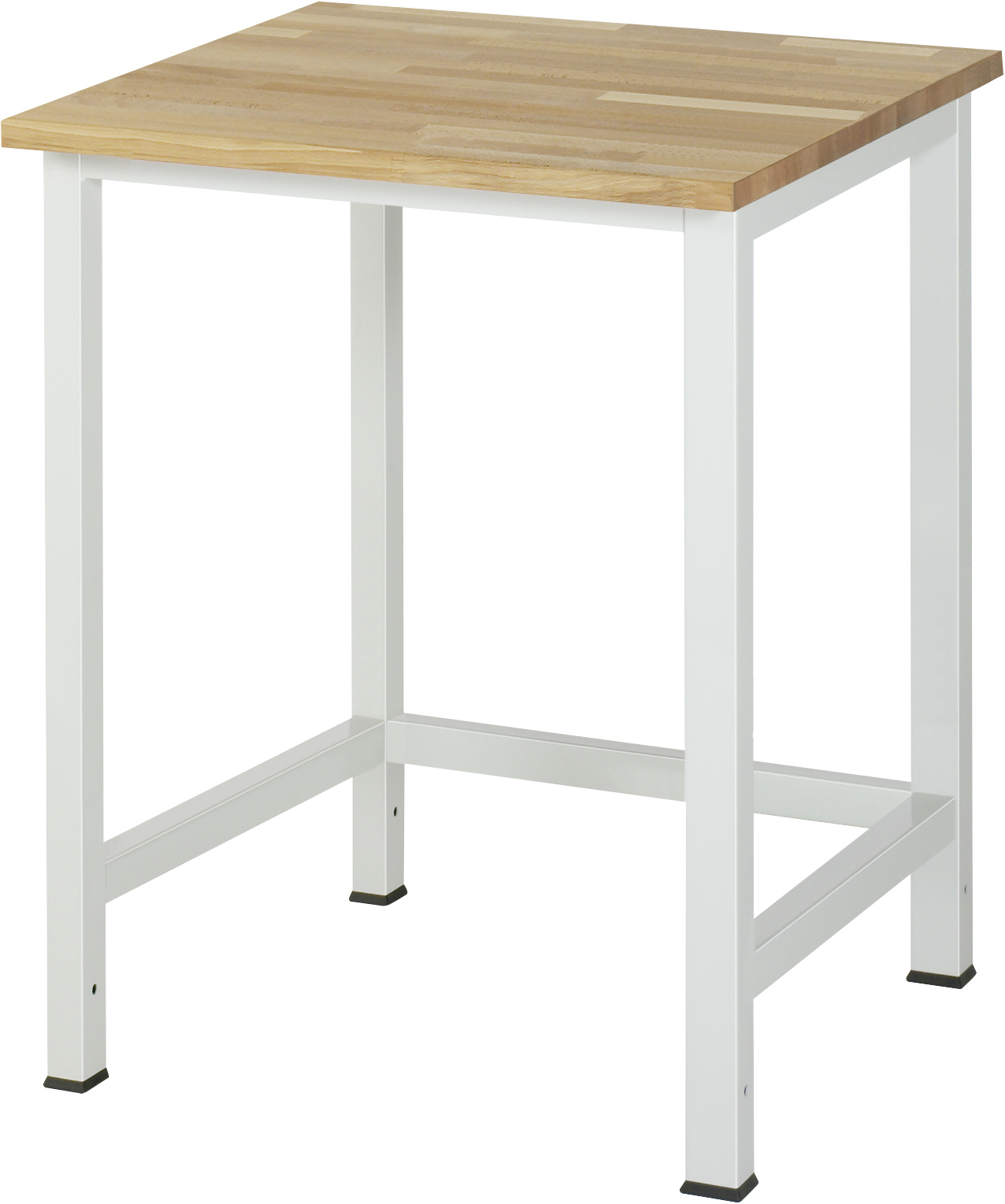 RAU Werktisch B 750 x T 800 x H 825 mm mit Buche-Massiv-Platte