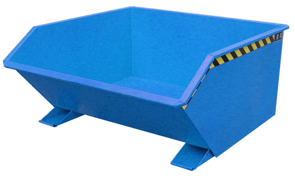 Kippbehälter GU 750 lackiert lichtblau RAL 5012