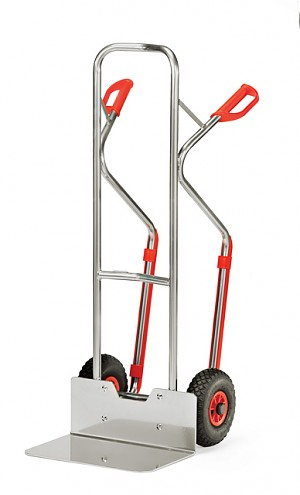 Alu-Sackkarre H 1300 mm Schaufel 300 x 480 mm Tragkraft 200 kg Alu-Sackkarre H 1300 mm Schaufel 300 x 480 mm Tragkraft 200 kg