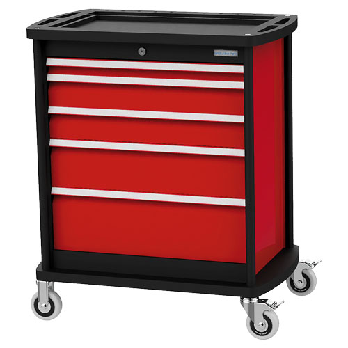 Werkstattwagen Maxmobile 1 mit 5 Schubladen B 780 x T 480 x H 912 mm Werkstattwagen Maxmobile 1 mit 5 Schubladen B 780 x T 480 x H 912 mm