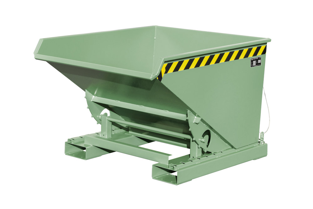 Kippbehälter EXPO 600 lackiert resedagrün RAL 6011